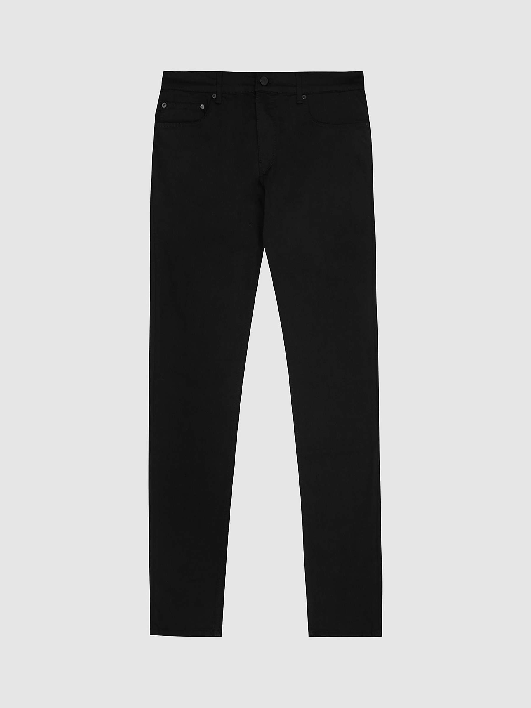 Buy Reiss Jet Slim Fit Jeans, Black Online at johnlewis.com