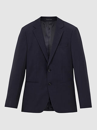 Reiss Hope Wool Blend Tailored Fit Suit Jacket, Navy