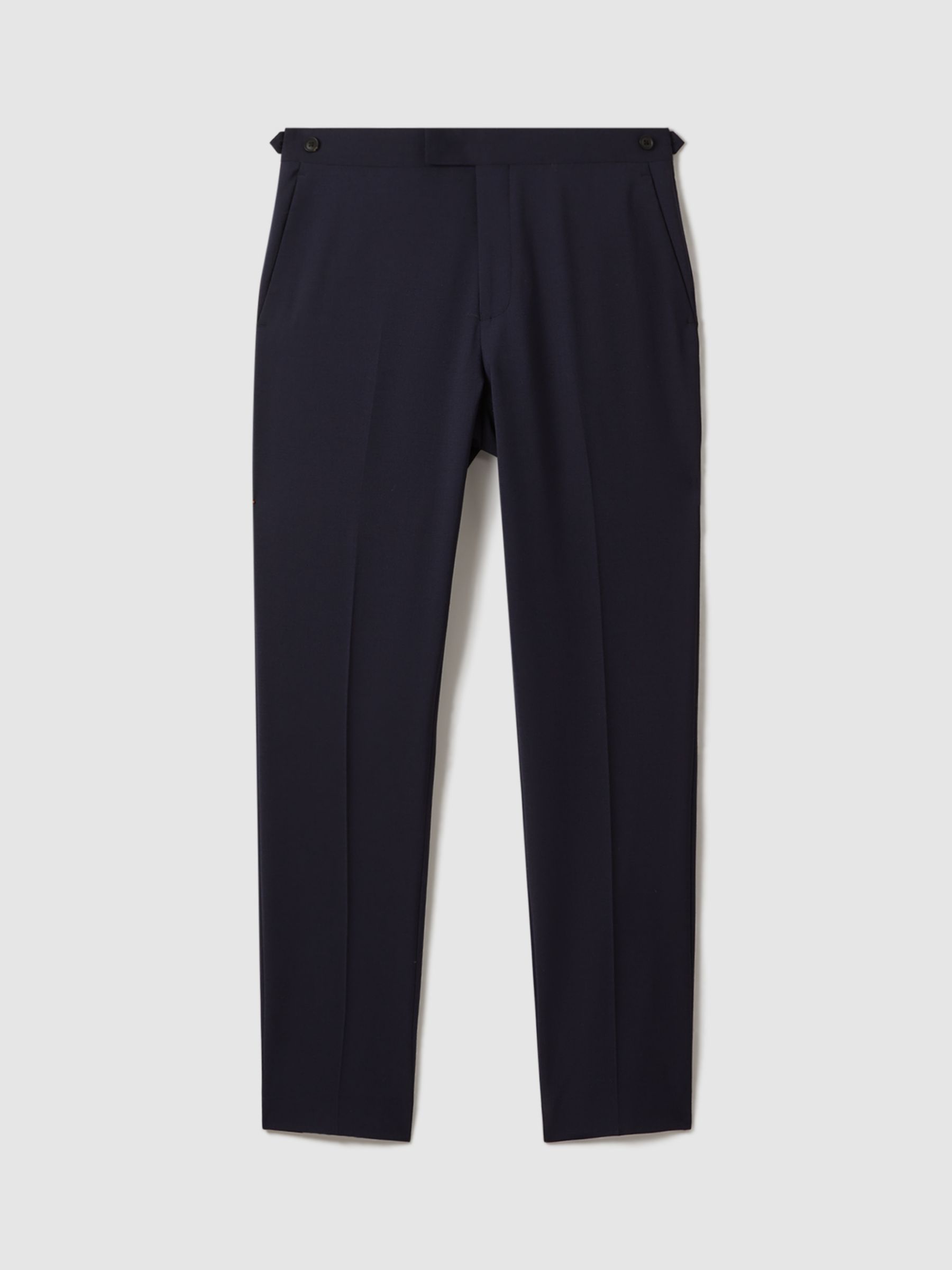 Reiss Hope Modern Fit Travel Trousers, Navy, 34R