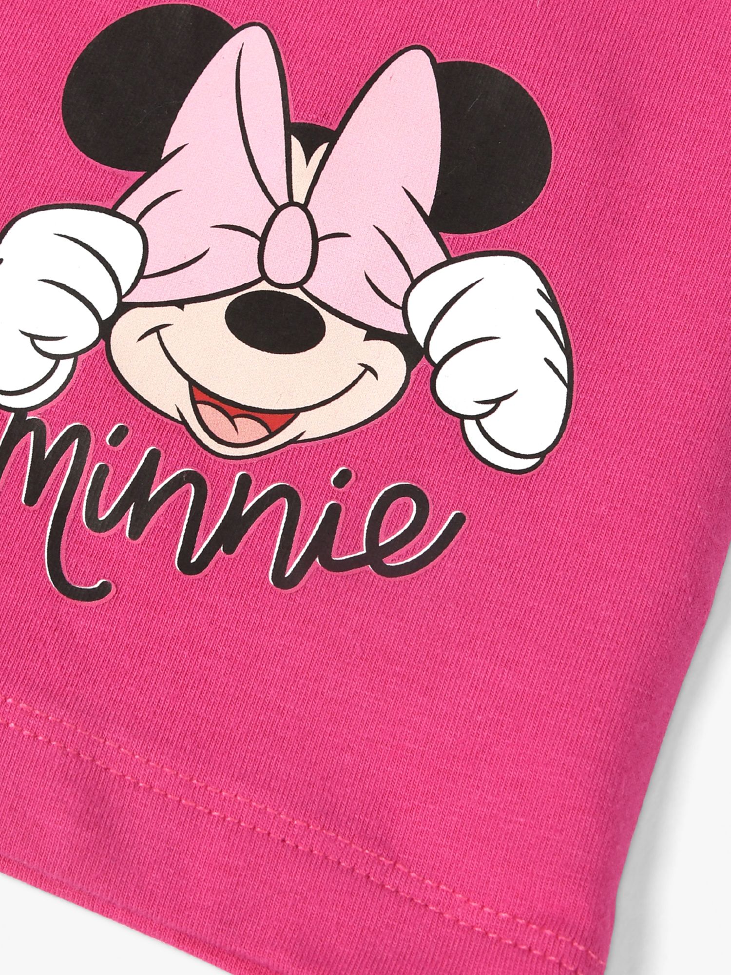 Brand Threads Kids' Minnie Mouse T-Shirt and Shorts Set, Pink at John Lewis  & Partners