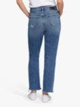 Current/Elliott The Boyfriend Original Fit Distressed Jeans, Peaceful Medium Blue, Peaceful Medium Blue