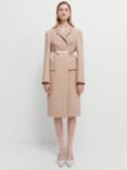 Mango Makeup Wool Blend Coat, Beige