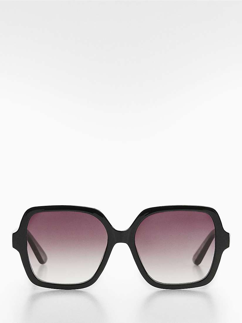 Buy Mango Fernanda Square Tortoiseshell Sunglasses Online at johnlewis.com