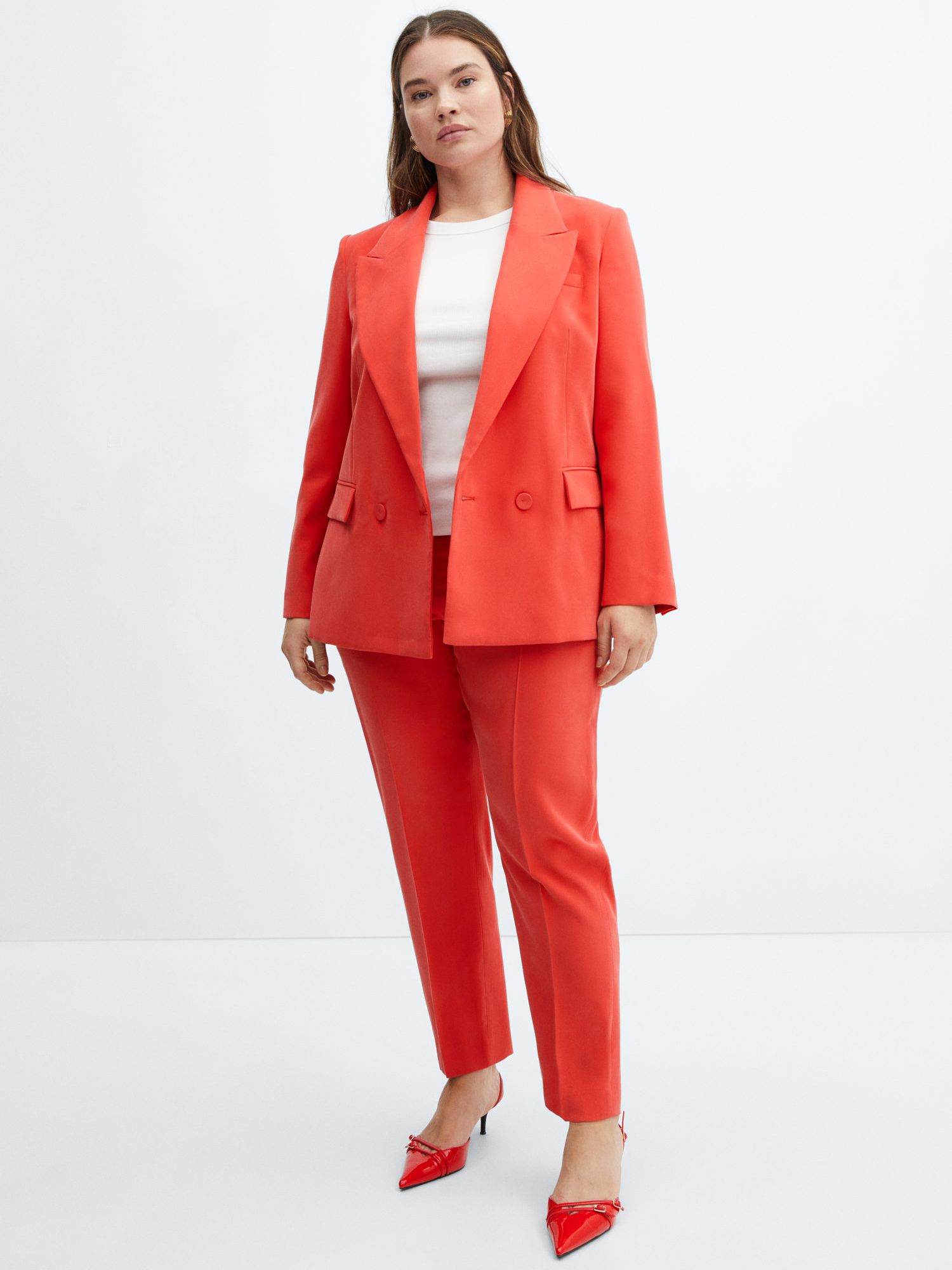 Buy Mango Tempo Double Breasted Suit Blazer Online at johnlewis.com