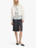 Mango Bomba Bomber Jacket, Light Beige