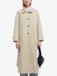 Mango Candy Cotton Trench, Light Beige