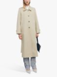 Mango Candy Cotton Trench, Light Beige