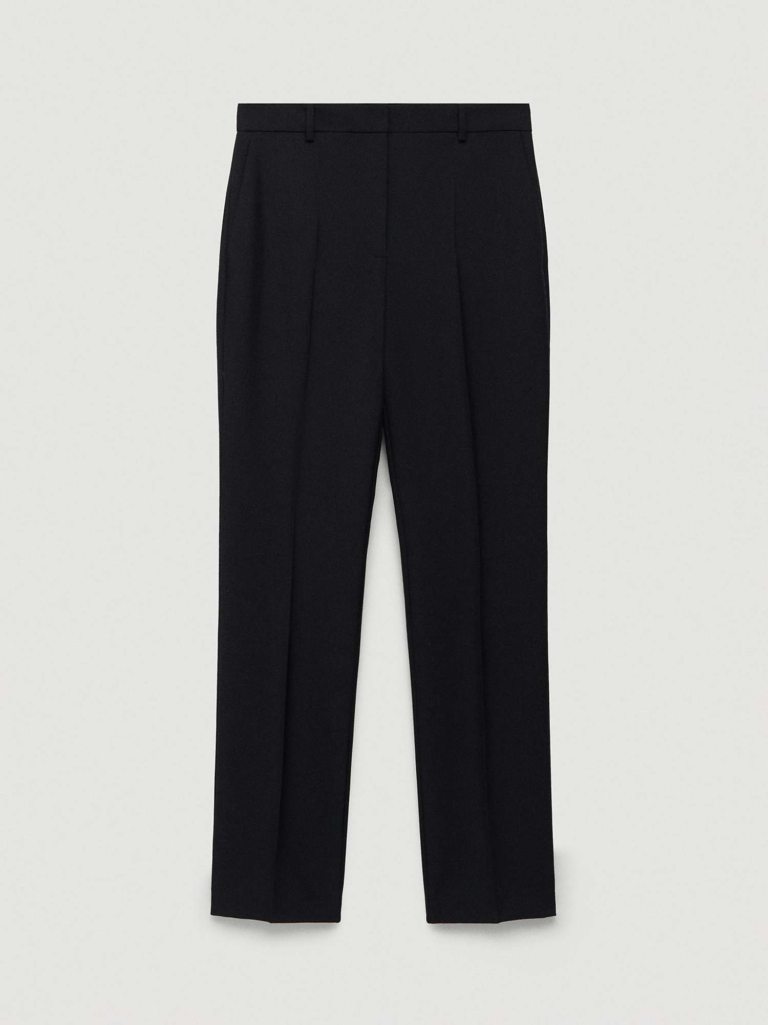 Buy Mango Jordan Wool Blend Suit Trousers, Black Online at johnlewis.com