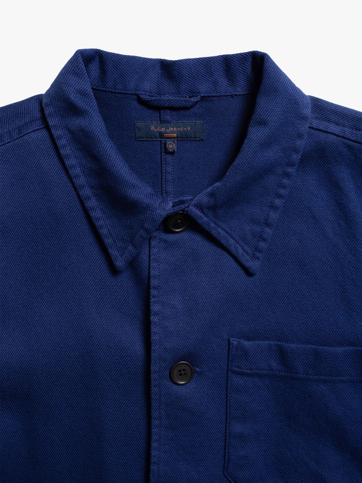 Nudie Jeans Barney Worker Jacket, Mid Blue, XS