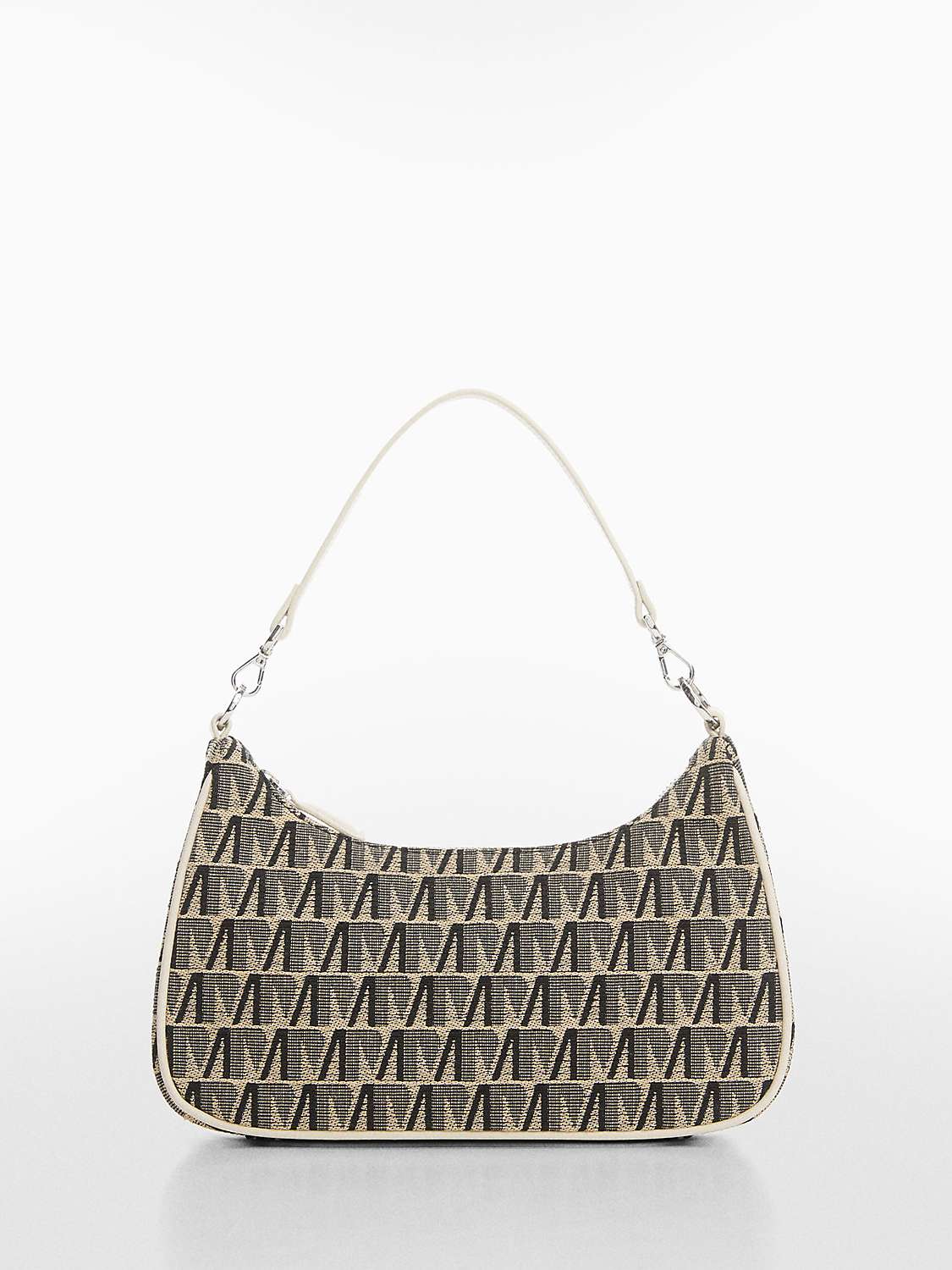 Buy Mango Ares Small Jacquard Shoulder Bag, Beige/Multi Online at johnlewis.com