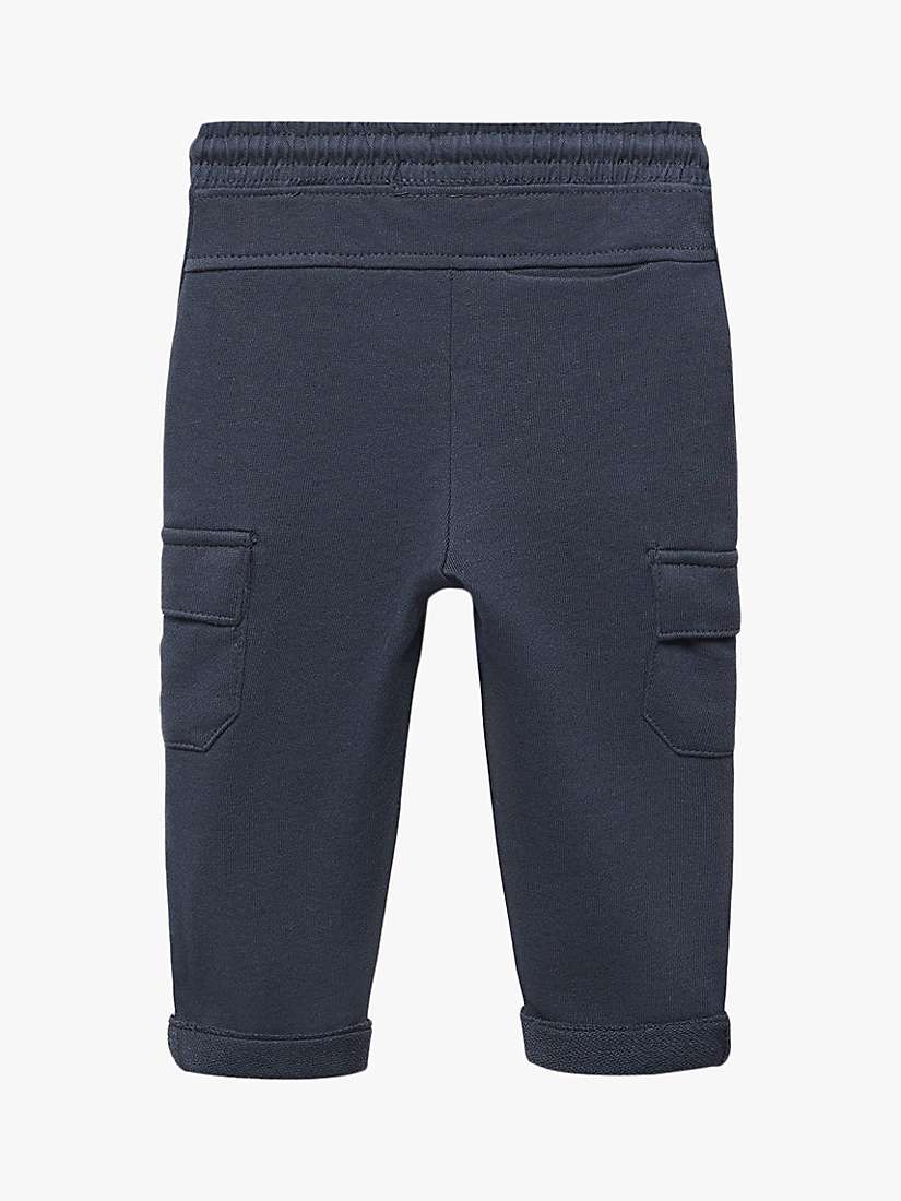 Buy Mango Baby Lito Jogger Style Trousers, Navy Online at johnlewis.com