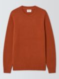 John Lewis ANYDAY Cotton Blend Knit Crew Neck Jumper, Red