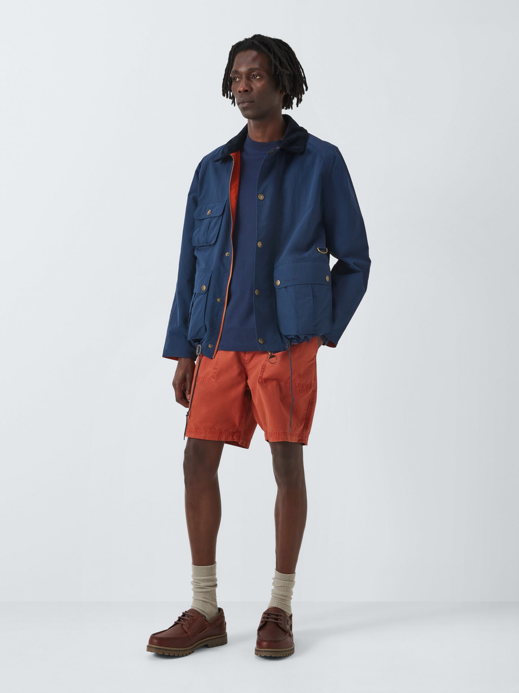 Buy Barbour Grindle Cotton Canvas Twill Shorts Online at johnlewis.com
