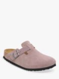 Birkenstock Boston Suede Clogs, Faded Purple