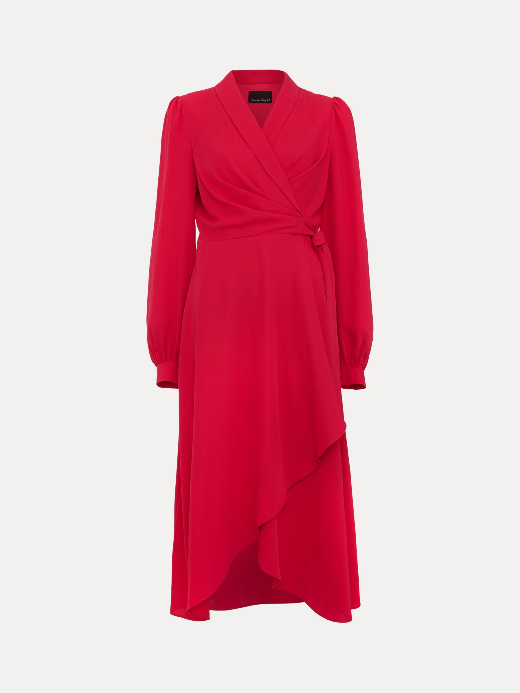 Buy Phase Eight Philippa Midi Wrap Dress, Pink Online at johnlewis.com