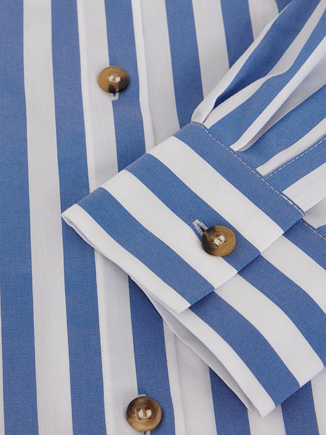 Phase Eight Stripe Shirt, Blue