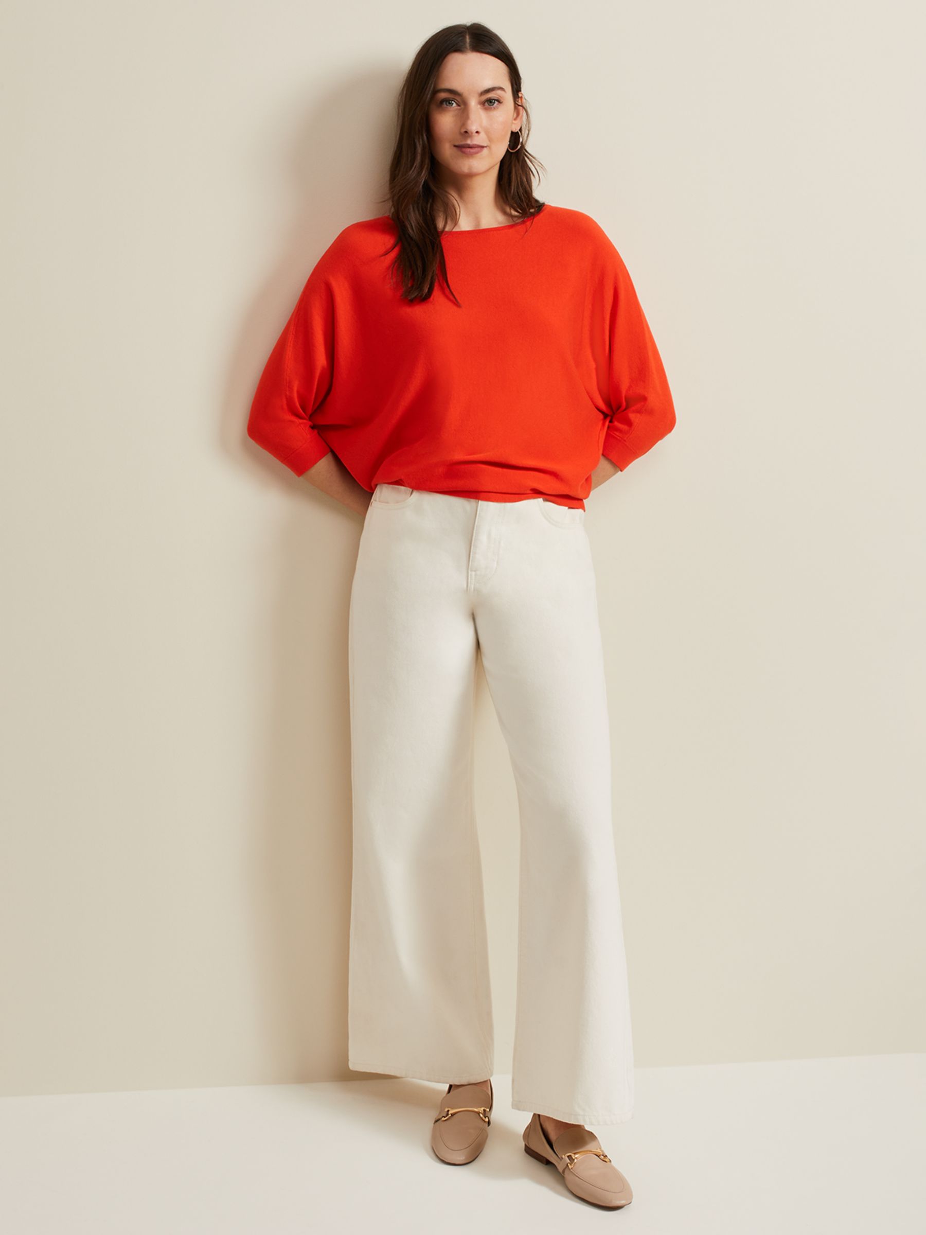 Buy Phase Eight Cristine Fine Knit Batwing Jumper Online at johnlewis.com