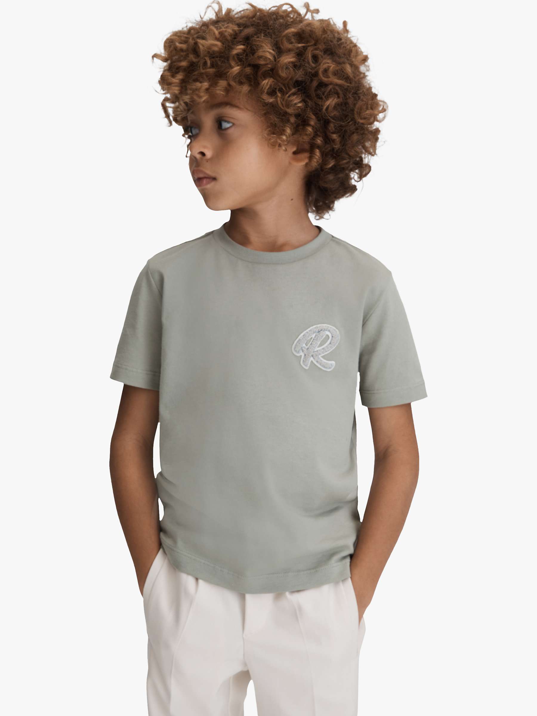 Buy Reiss Kids' Jude Logo Crew Neck T-Shirt Online at johnlewis.com