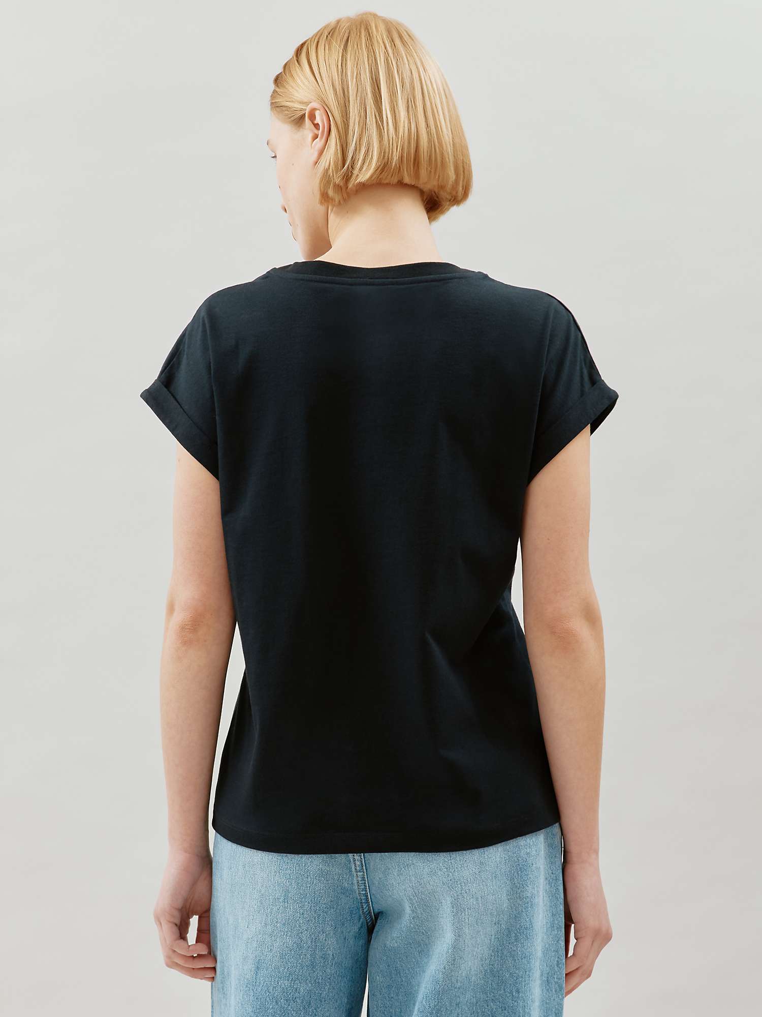 Buy Albaray Roll Back Cuff T-Shirt Online at johnlewis.com