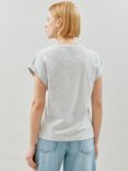 Albaray Roll Back Cuff T-Shirt, Grey