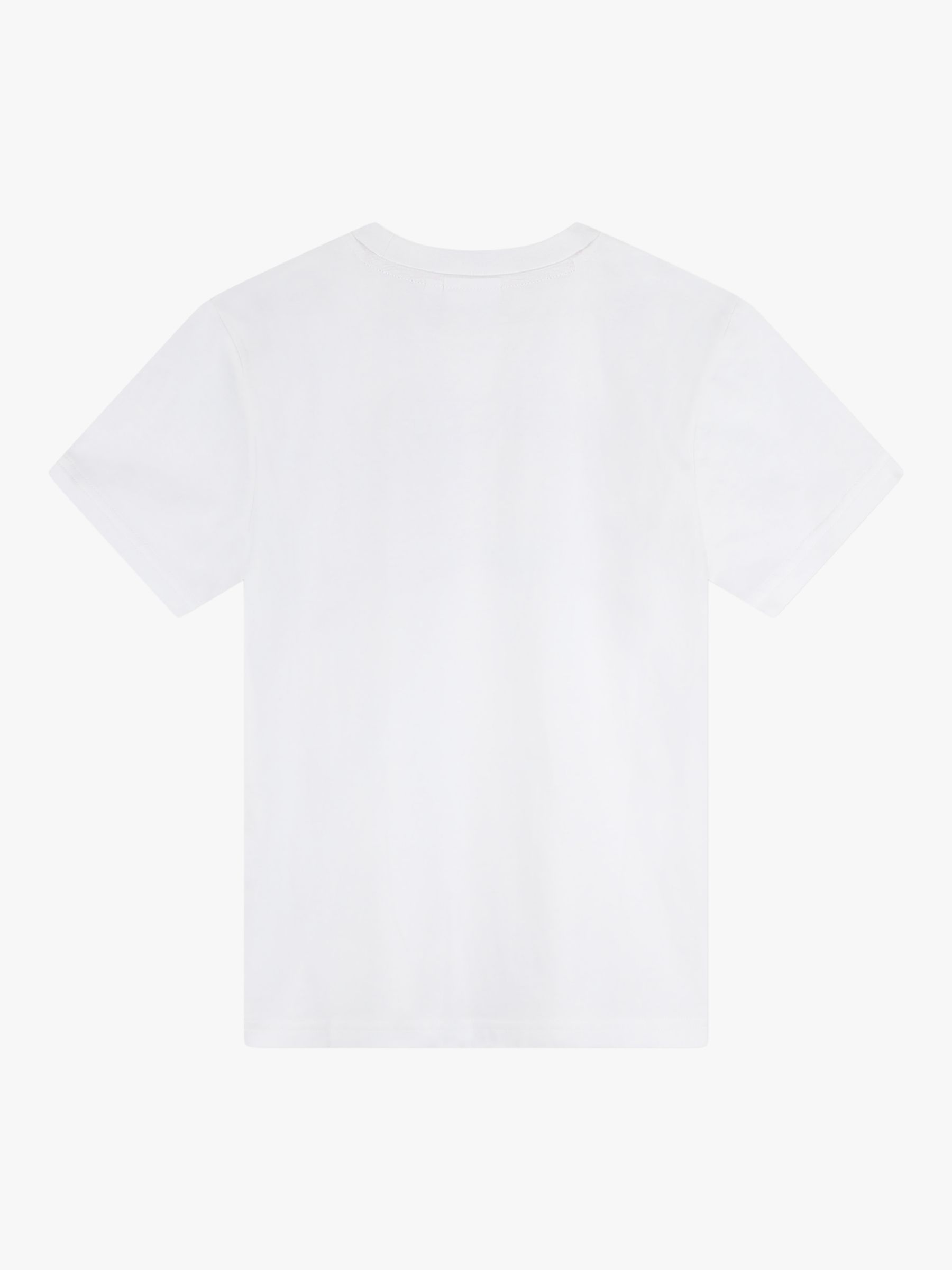 HUGO Kids' 3D Logo Print T-Shirt, White/Multi, 4 years