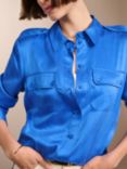Baukjen Carolyn Utility Shirt, Azure Blue