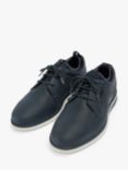 Pod Murphy Leather Lace Up Trainers, Navy