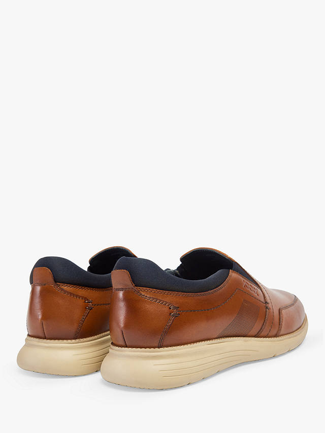 Pod Holden Leather Slip On Shoes, Cognac