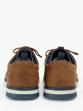 Pod Murphy Leather Lace Up Trainers, Tan