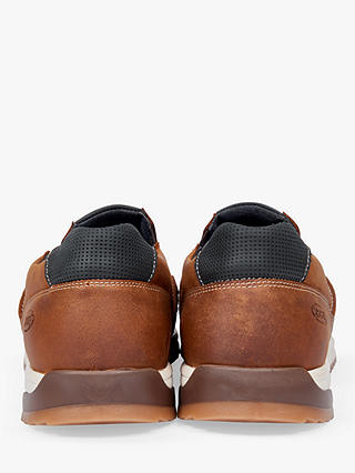 Pod Sean Leather Loafers, Brown