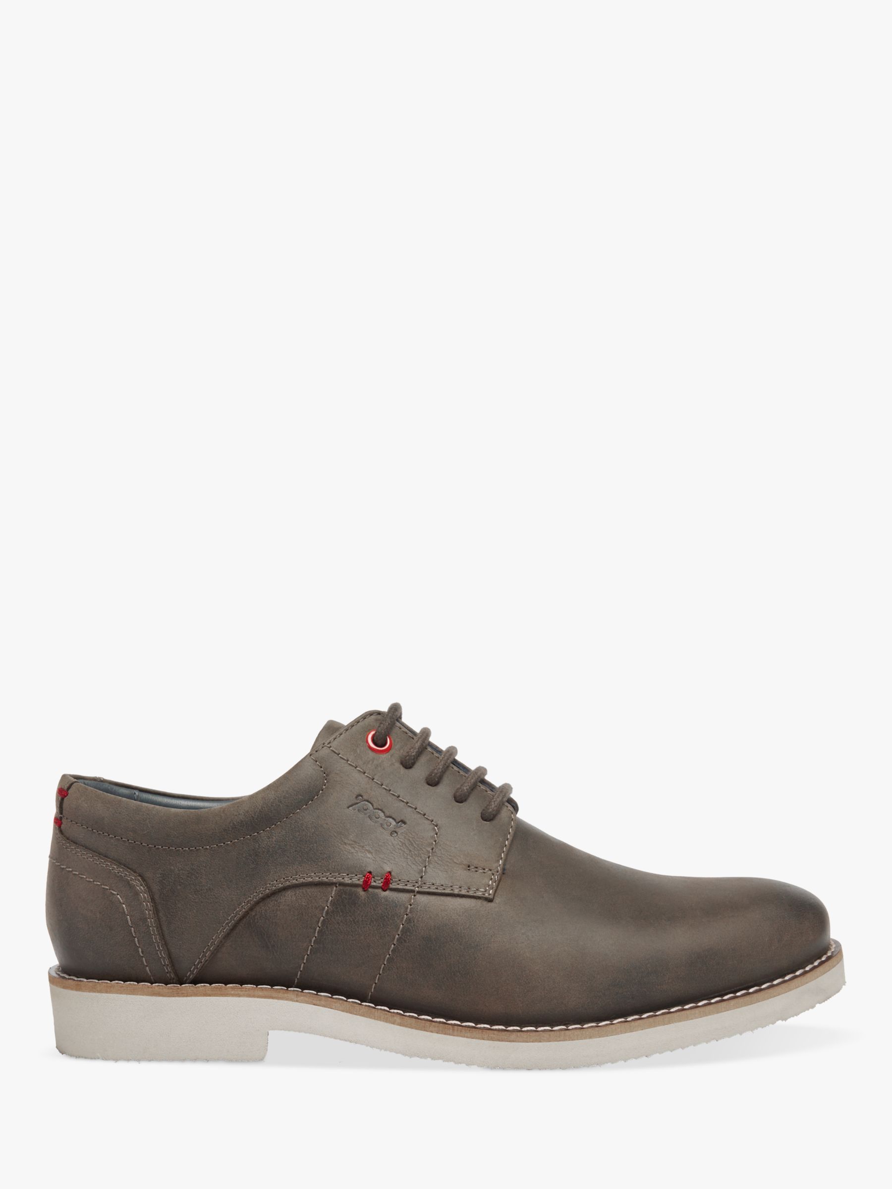 Pod Hampton Leather Lace Up Shoes, Grey, 6