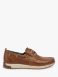 Pod Riley Leather Boat Shoes, Brown