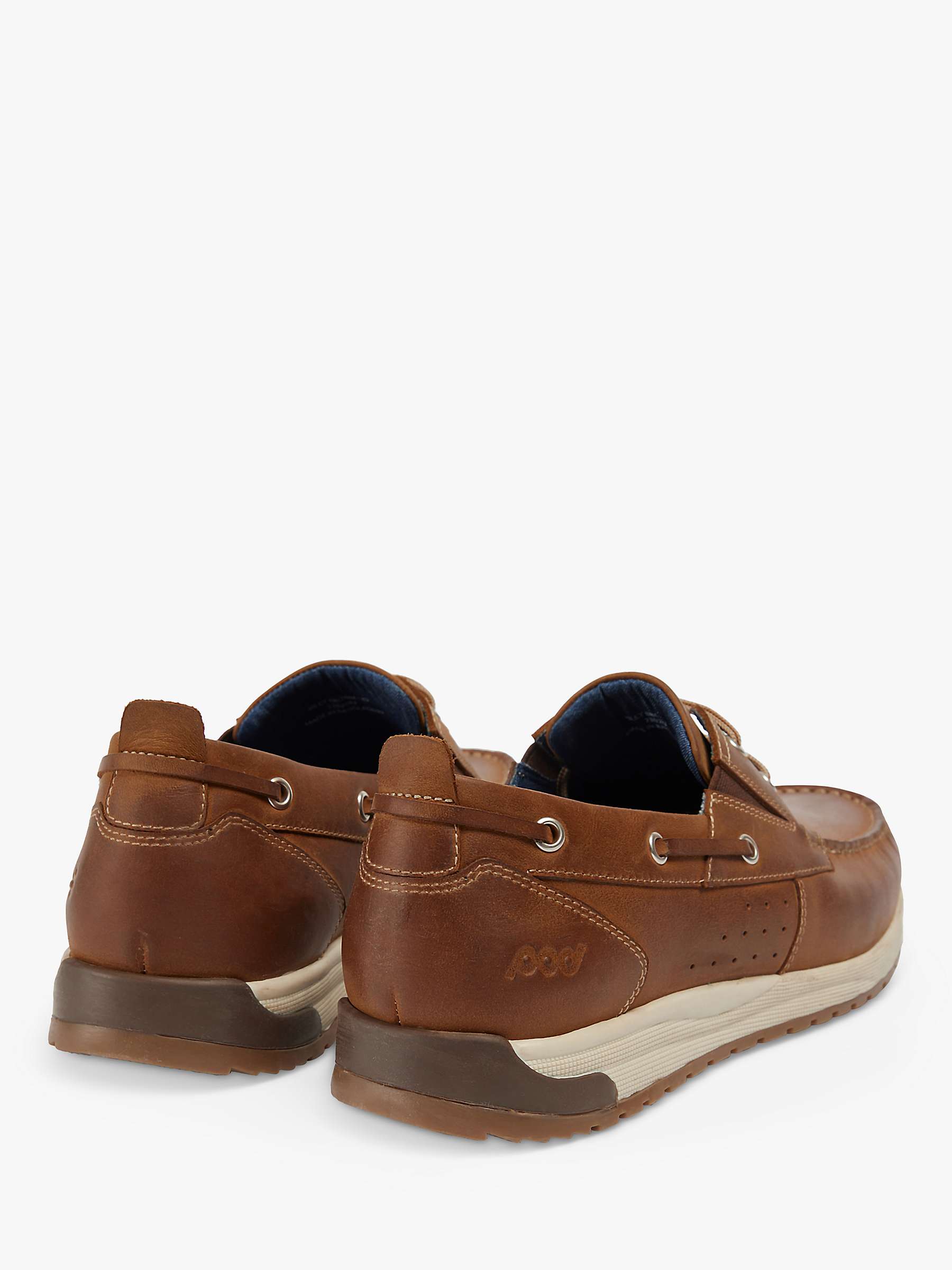 Buy Pod Riley Leather Boat Shoes Online at johnlewis.com