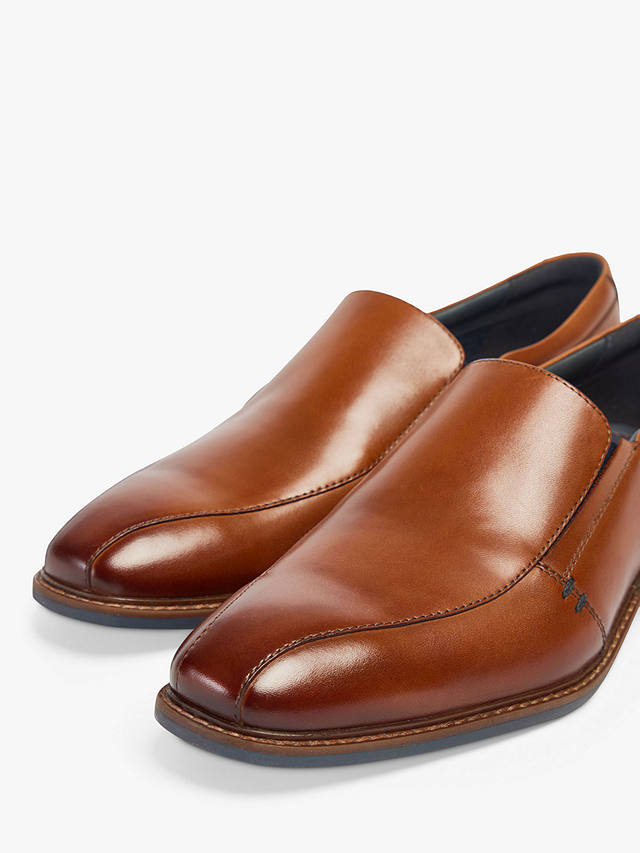 Pod Spear Leather Loafers, Cognac