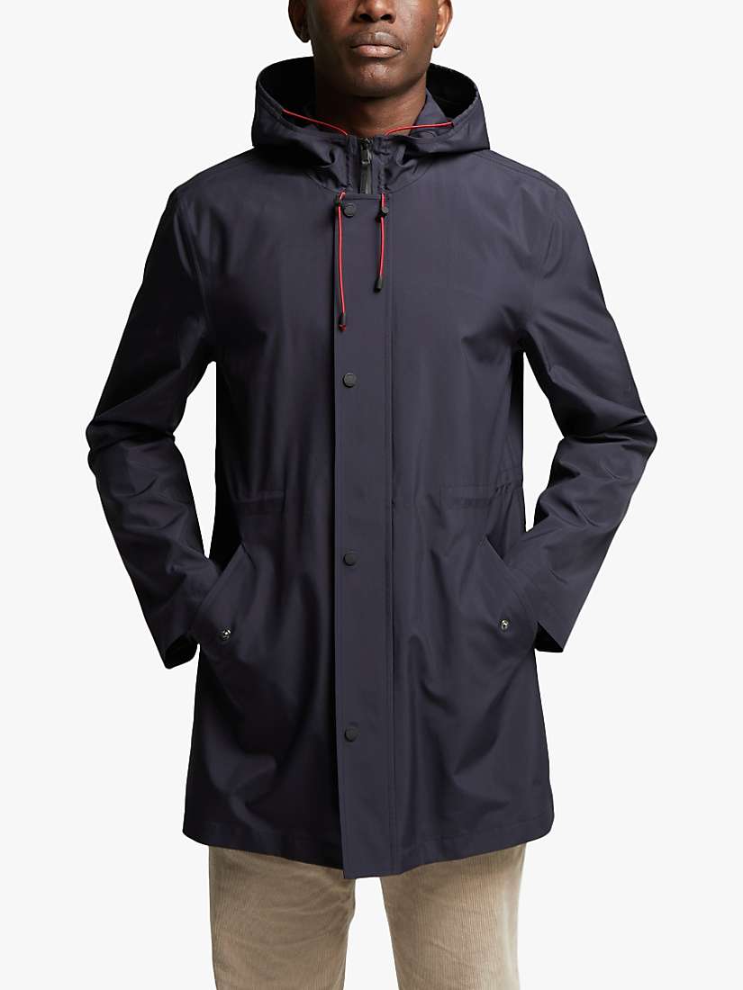 Buy Guards London Filey Waterproof Lightweight Raincoat, Navy Online at johnlewis.com