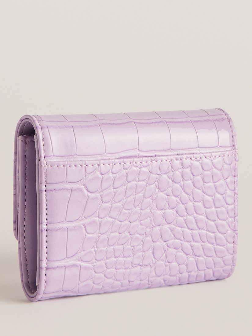 Ted Baker Conilya Small Croc Effect Purse, Lilac, One Size