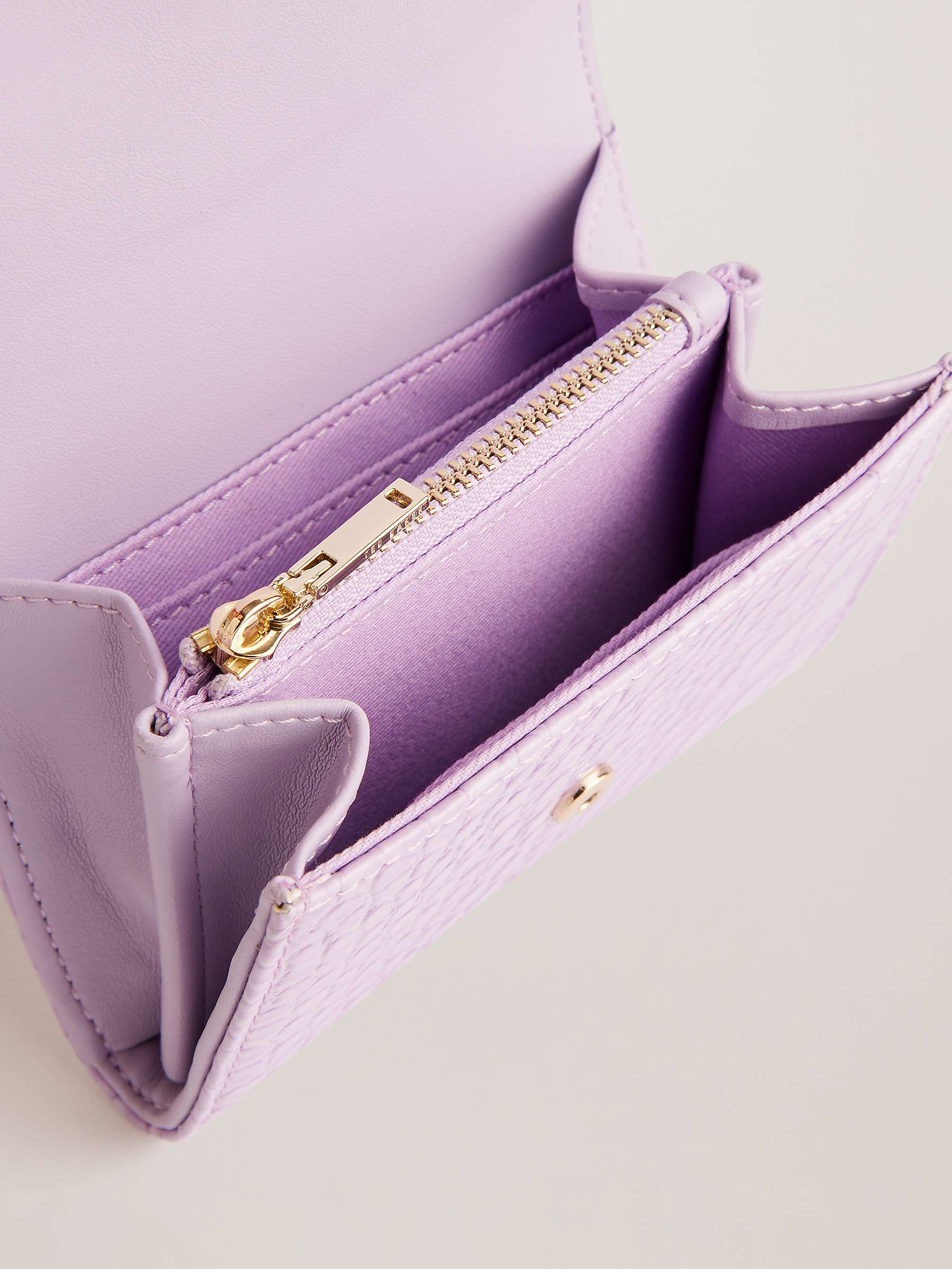 Buy Ted Baker Conilya Small Croc Effect Purse Online at johnlewis.com