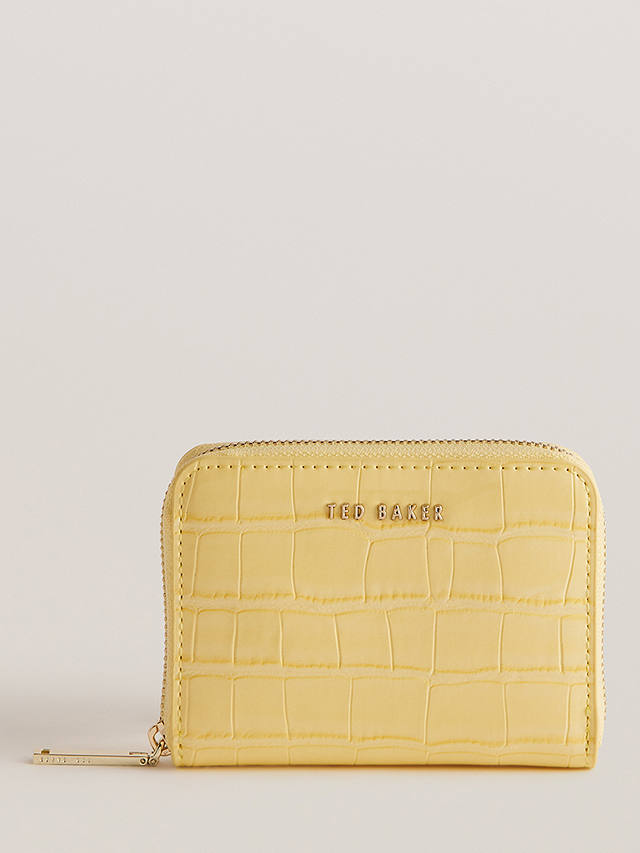 Ted Baker Connii Mini Croc Effect Purse, Yellow