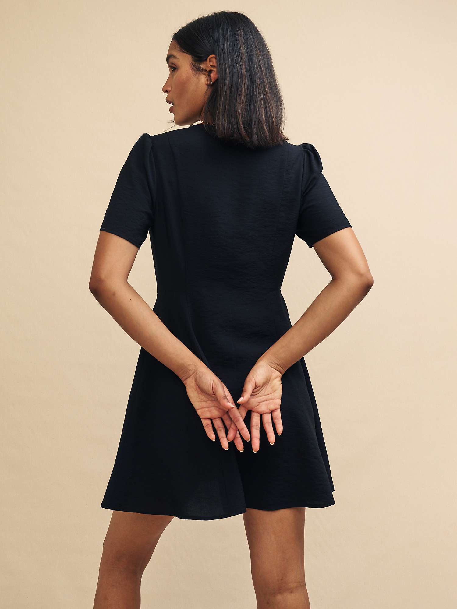 Buy Nobody's Child Ellen Mini Dress, Black Online at johnlewis.com