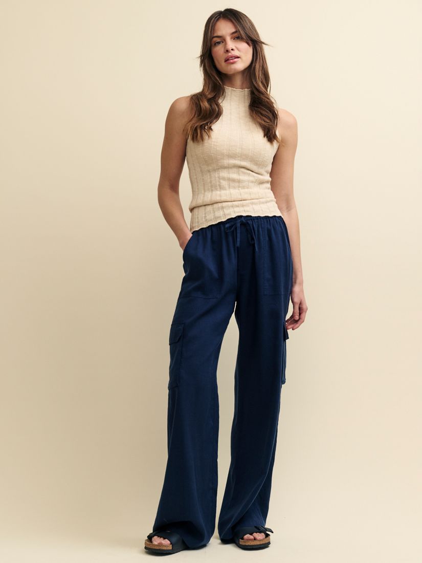Buy Nobody's Child India Utility Trousers, Navy Online at johnlewis.com