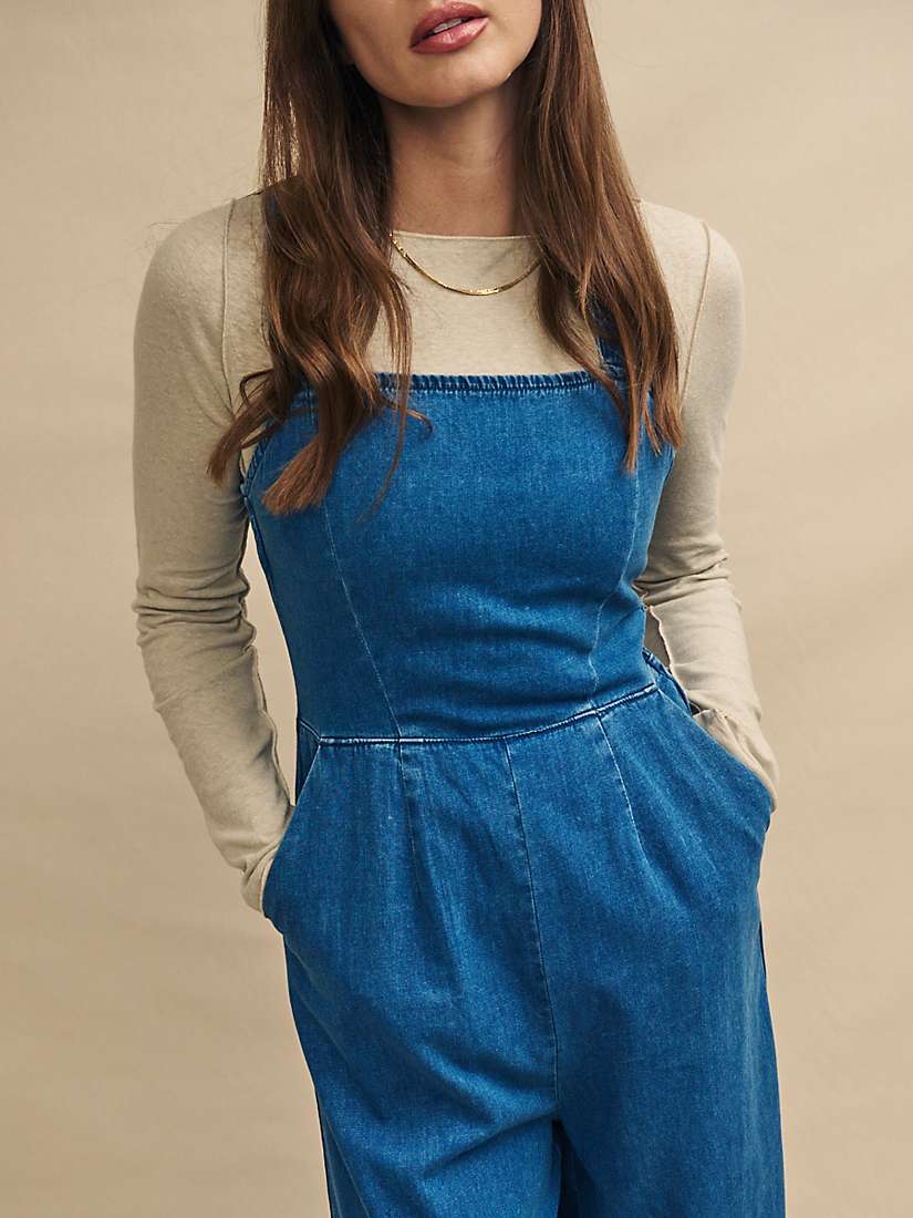 Buy Nobody's Child Maisie Denim Jumpsuit, Blue Online at johnlewis.com