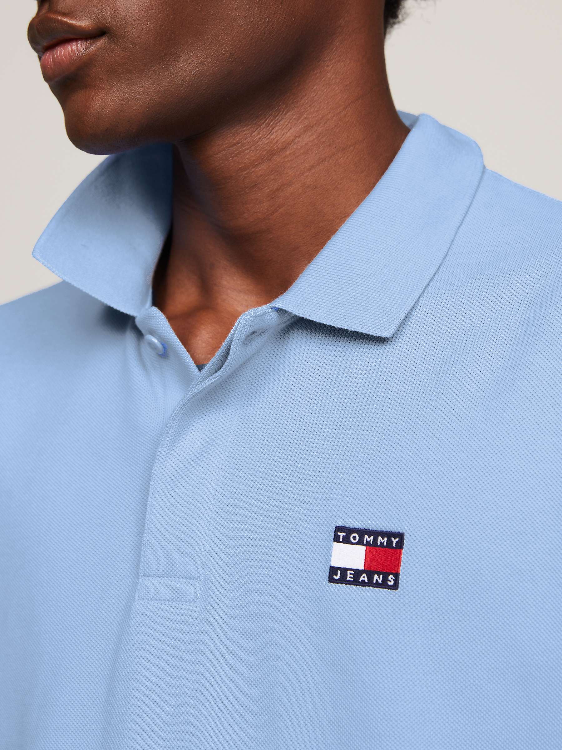 Buy Tommy Jeans Logo Badge Regular Fit Polo Shirt Online at johnlewis.com