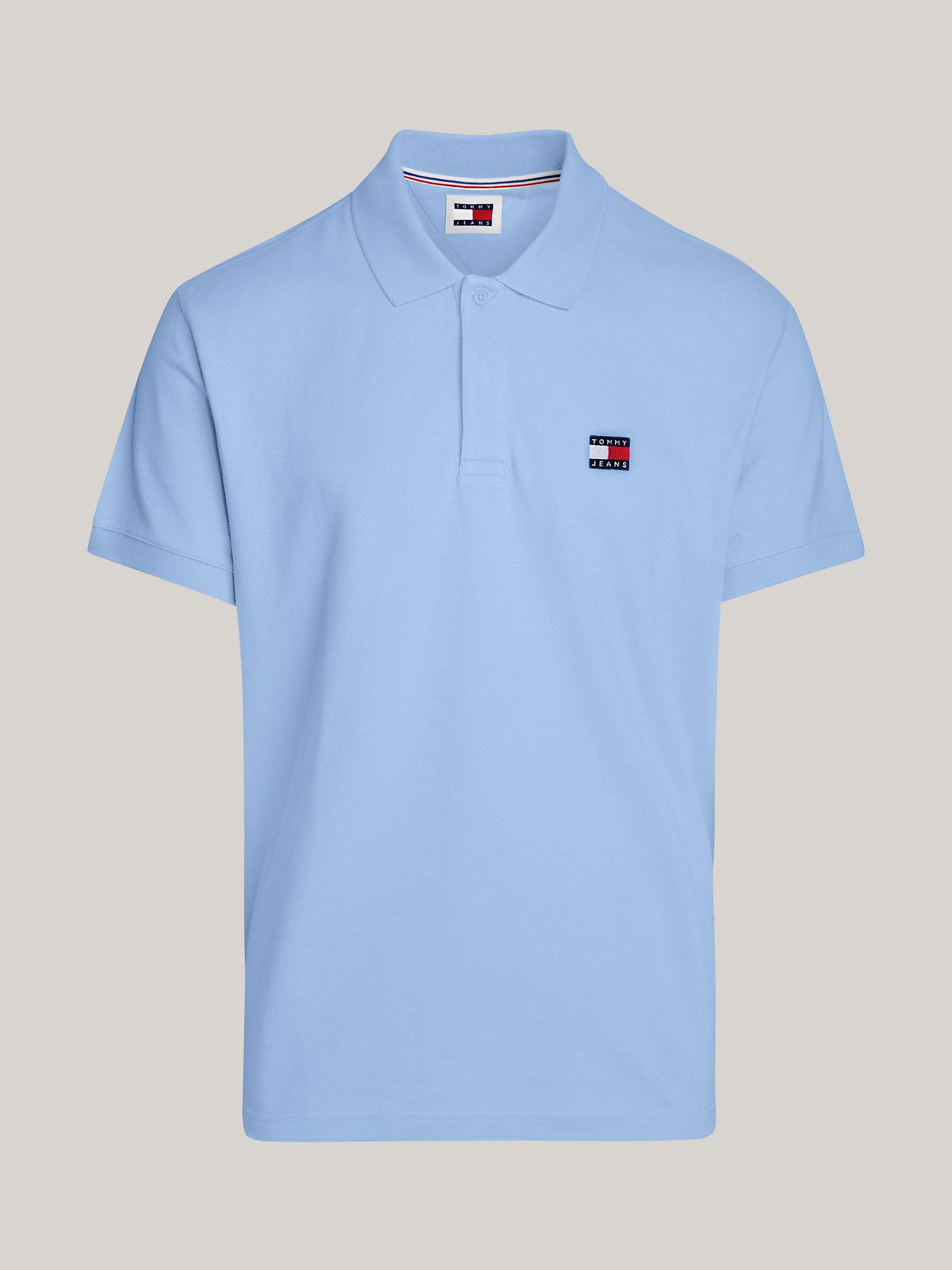 Buy Tommy Jeans Logo Badge Regular Fit Polo Shirt Online at johnlewis.com