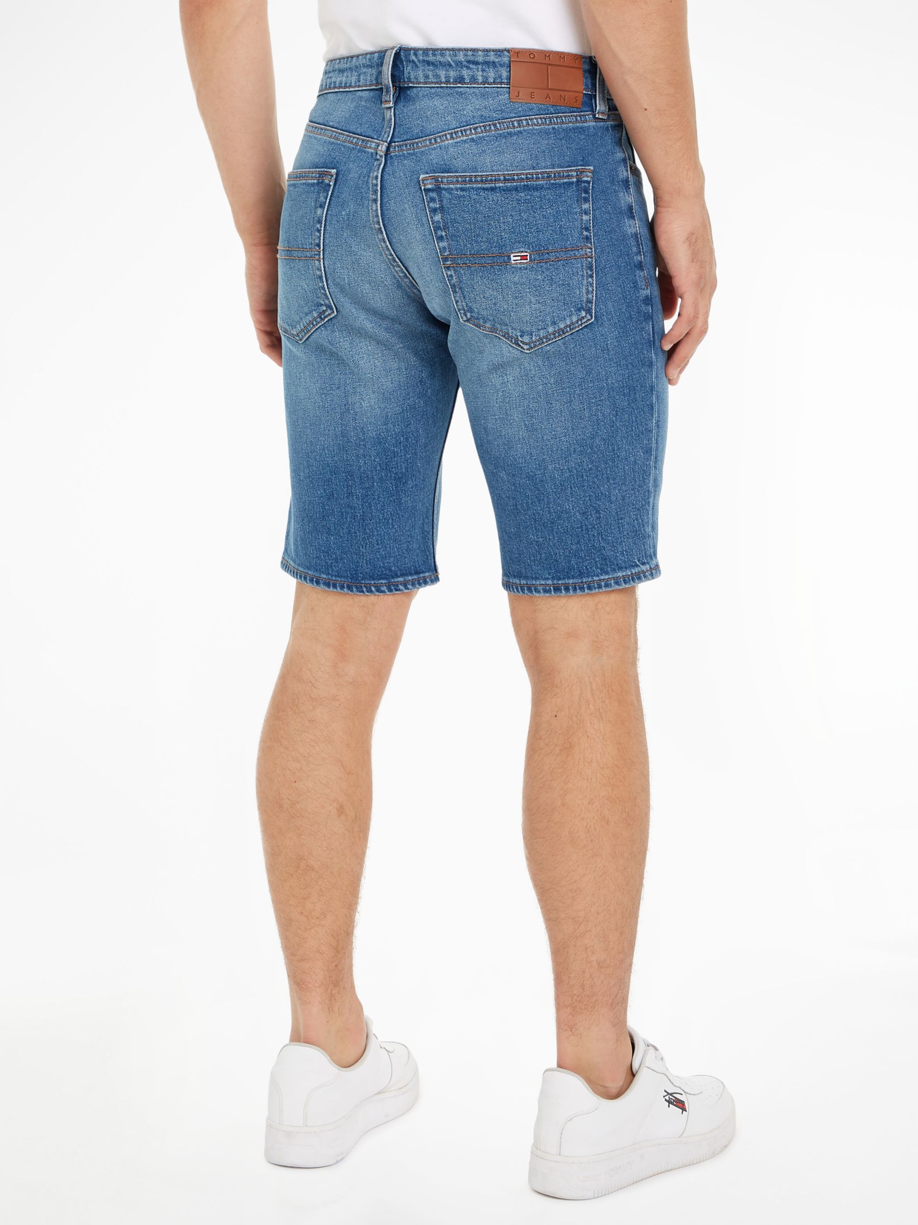 Tommy Jeans Scanton Denim Shorts, Medium Blue, 30R