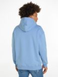 Tommy Jeans Relaxed Cotton Hoodie, Moderate Blue