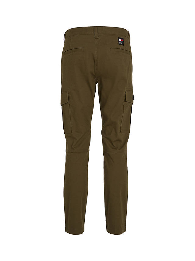 Tommy Jeans Austin Cargo Trousers, Drab Olive Green