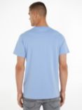 Tommy Jeans Slim Essential Flag T-Shirt, Blue