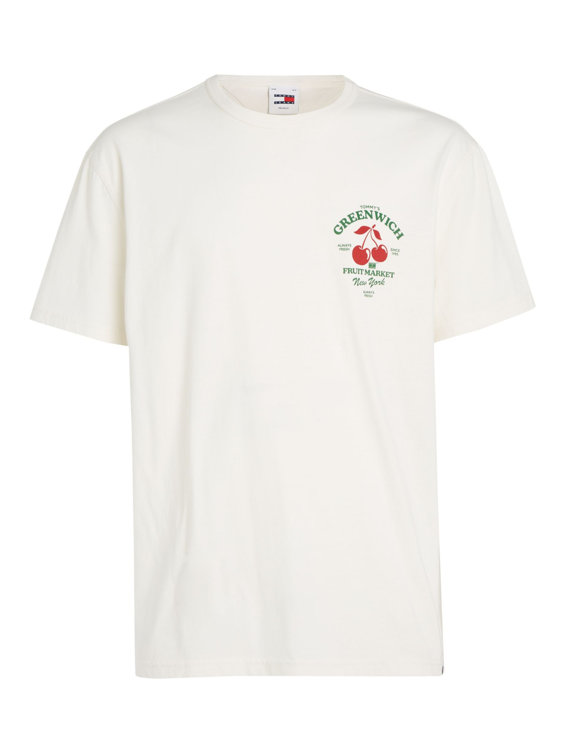 Tommy Hilfiger Novelty Short Sleeve T-Shirt, Ancient White, L