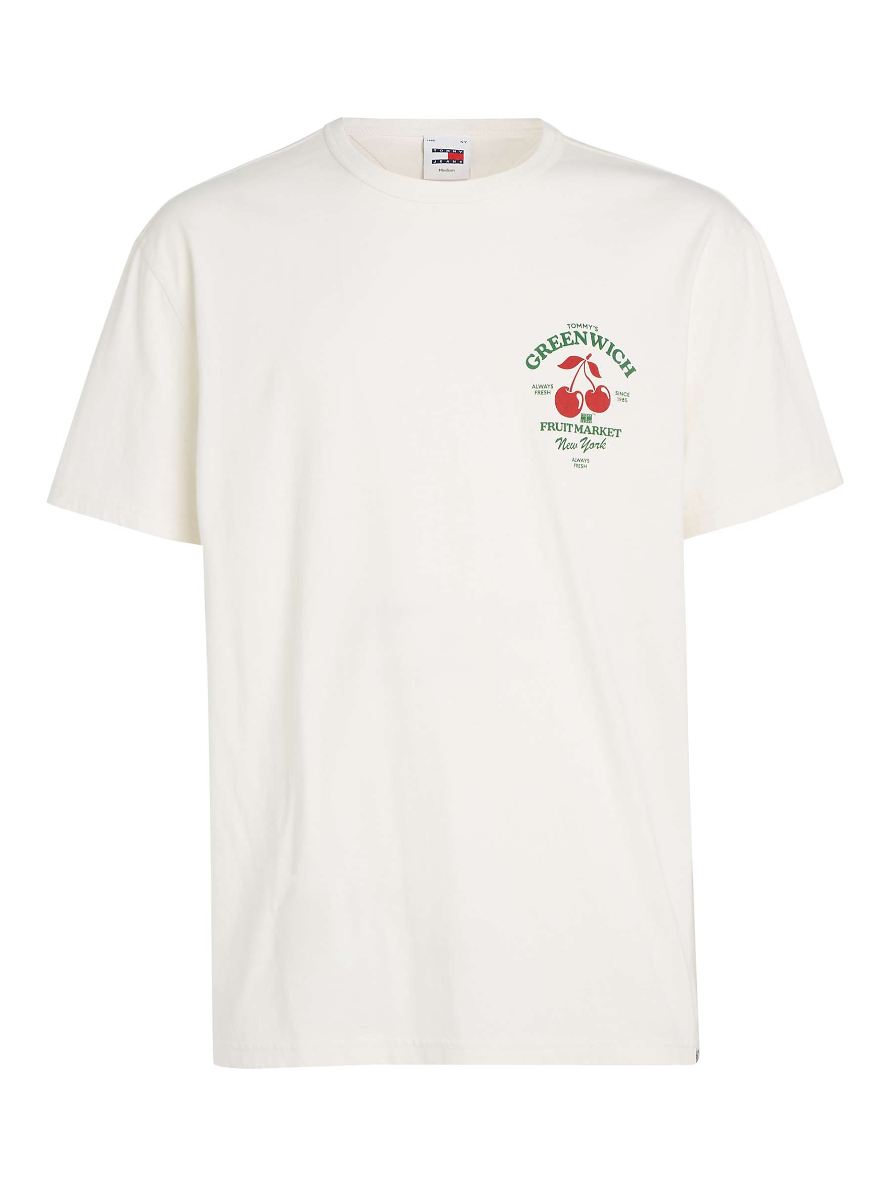 Buy Tommy Hilfiger Novelty Short Sleeve T-Shirt, Ancient White Online at johnlewis.com