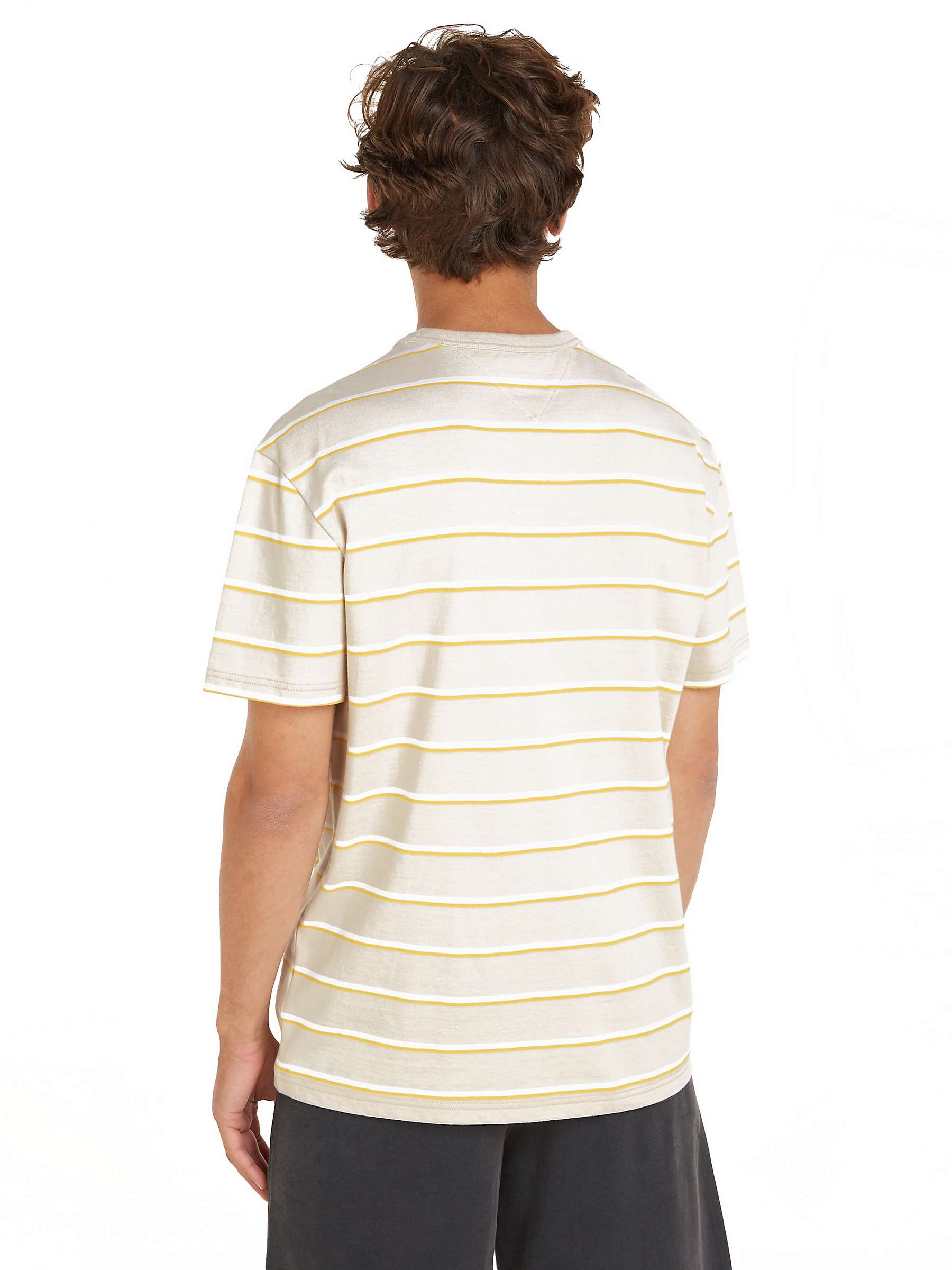 Buy Tommy Jeans Easy Stripe Short Sleeved T-Shirt, Multi Online at johnlewis.com
